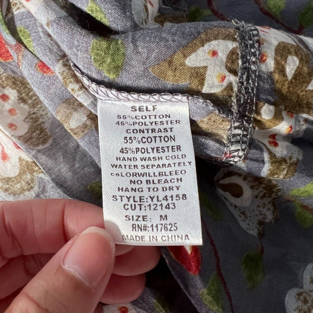 floral print empire waist sleeveless dress - Picture 14 of 15